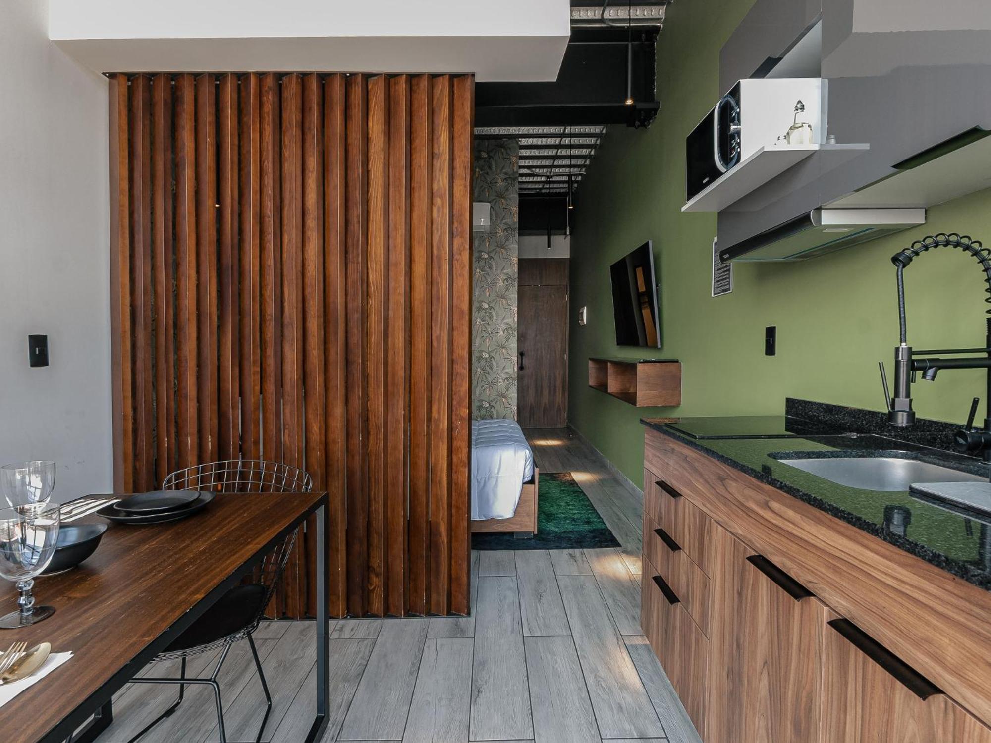 The Jungle Loft Tropical Comfort In A Centric Location With Kitchen مدينة مكسيكو المظهر الخارجي الصورة
