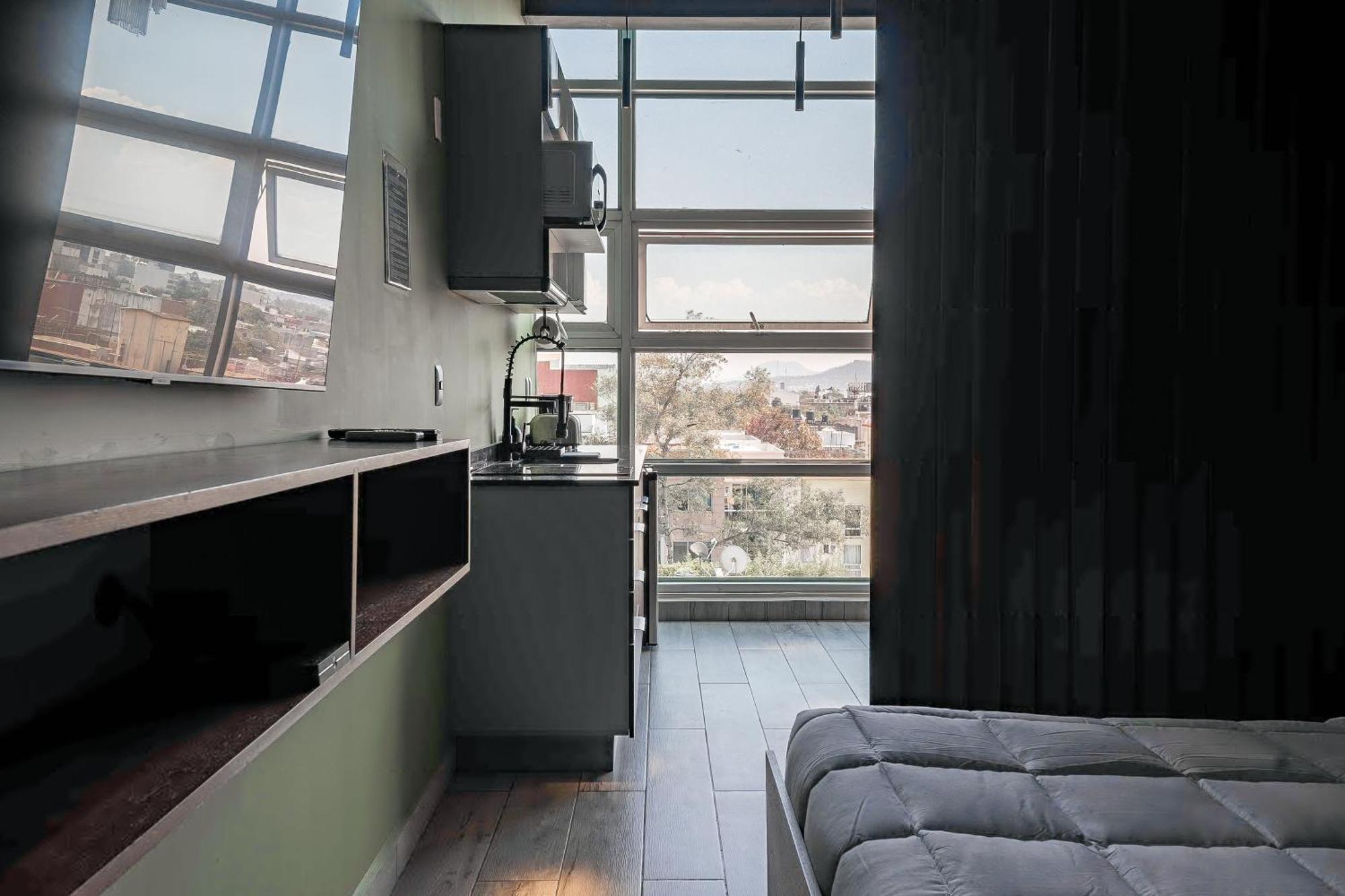 The Jungle Loft Tropical Comfort In A Centric Location With Kitchen مدينة مكسيكو المظهر الخارجي الصورة
